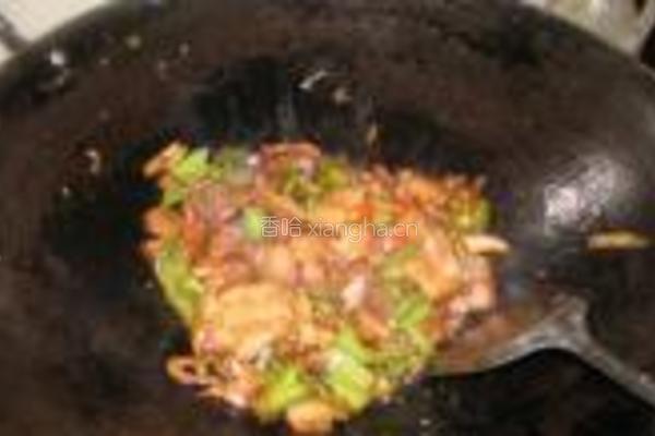榨菜辣椒炒肉的做法图解8