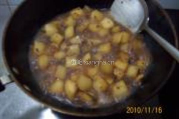 大蒜肉末烧萝卜的做法图解13
