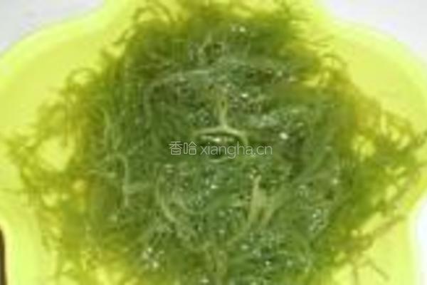 青瓜胡萝卜拌海发菜的做法图解2