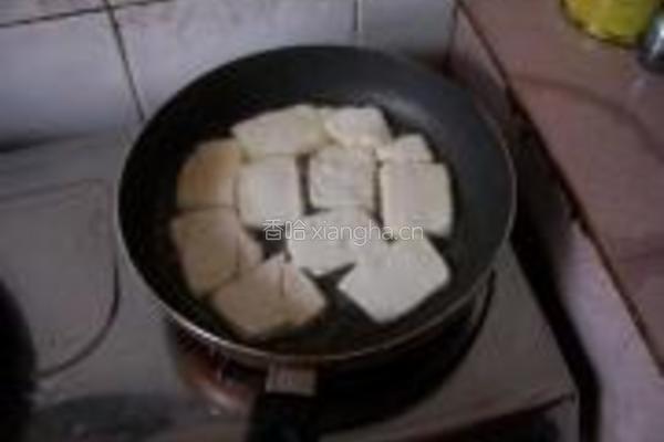 大葱炒豆腐的做法图解3