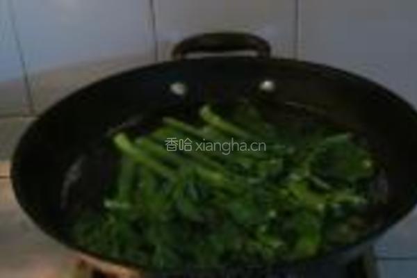 白灼芥蓝的做法图解2