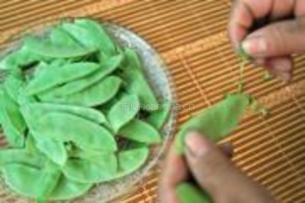 鱼香扁豆的做法图解2