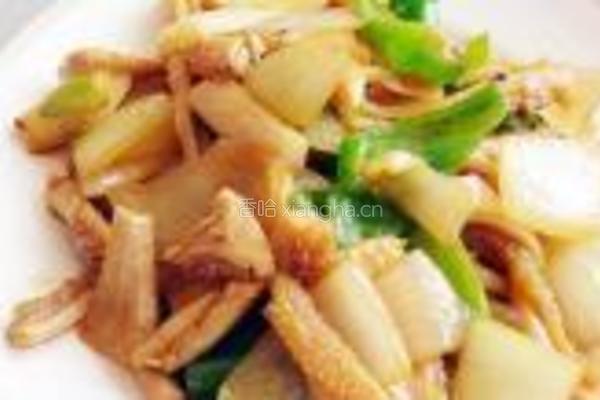 青椒牛肚梁的做法图解8