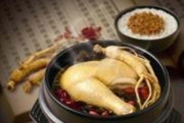 人参鸡的做法图解1