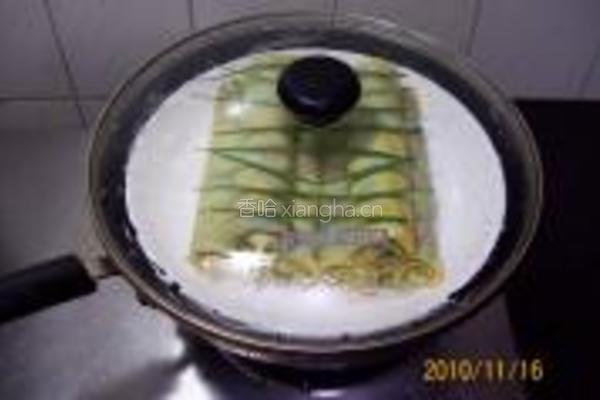 荠菜鲜肉黄金条的做法图解34
