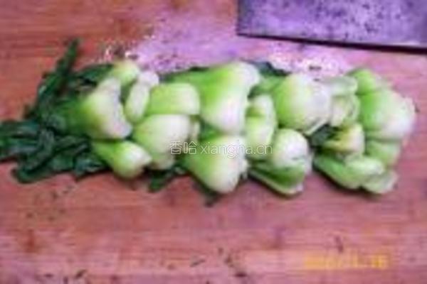 荠菜鲜肉黄金条的做法图解5