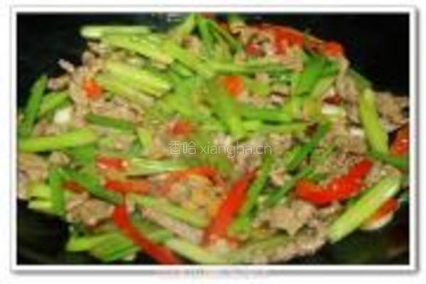芹菜泡椒炒牛肉的做法图解14