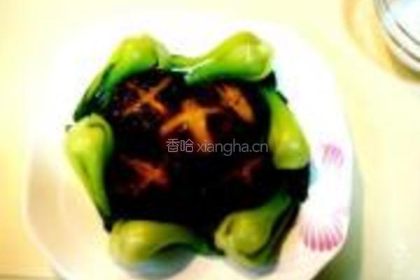 碧绿香菇盒的做法图解12