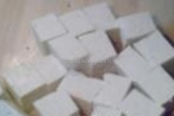 香菜火腿拌豆腐的做法图解4