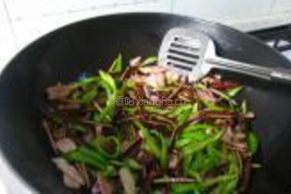徽茶干青椒肉丝的做法图解11