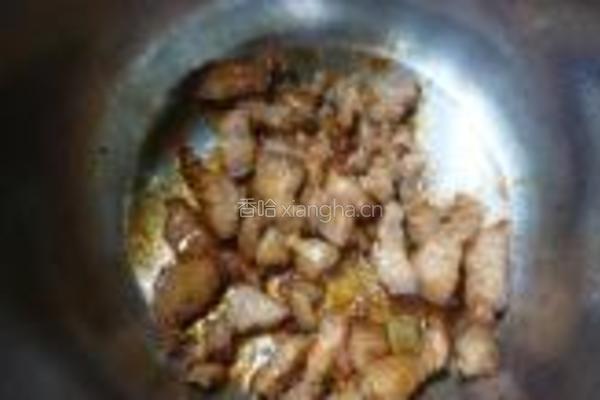 红焖肉炖芸豆的做法图解6