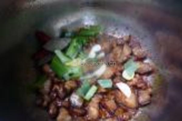 红焖肉炖芸豆的做法图解7