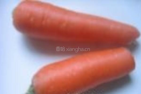 回锅胡萝卜的做法图解1