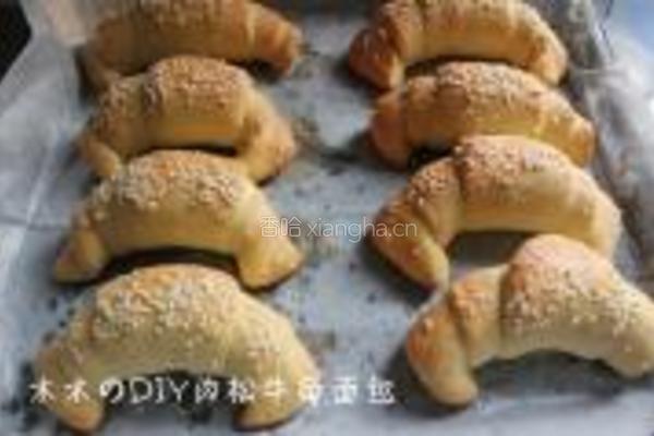 肉松牛角面包的做法图解12