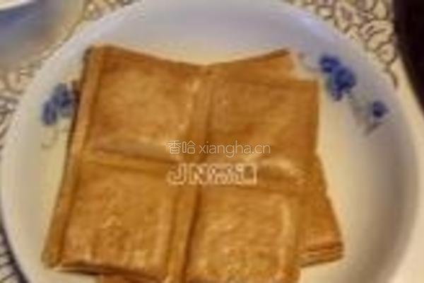 银芽青椒炒豆干的做法图解2
