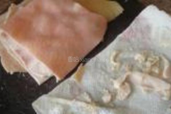 橙香双色猪皮冻的做法图解1