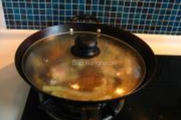 猪蹄子烧五花肉的做法图解5