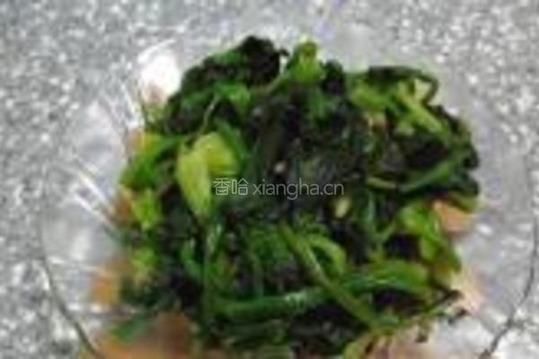 陈醋菠菜花生米的做法图解4