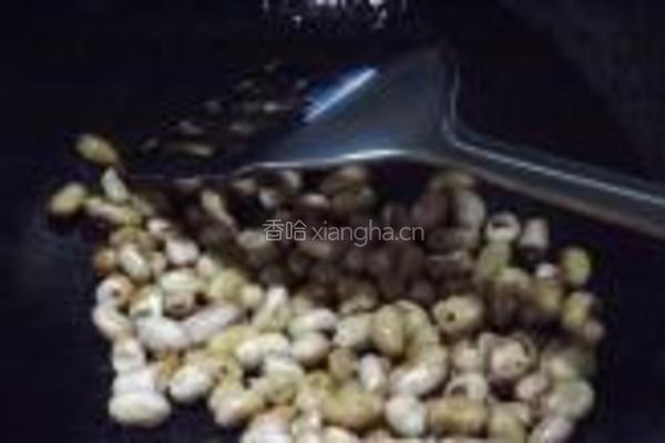 陈醋菠菜花生米的做法图解5