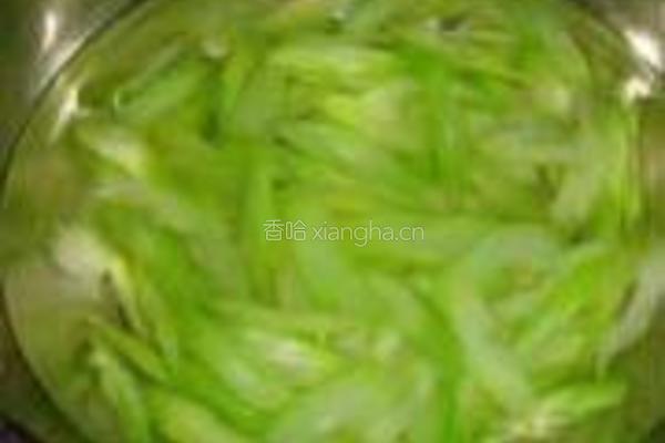 芹菜香干肉丝的做法图解5