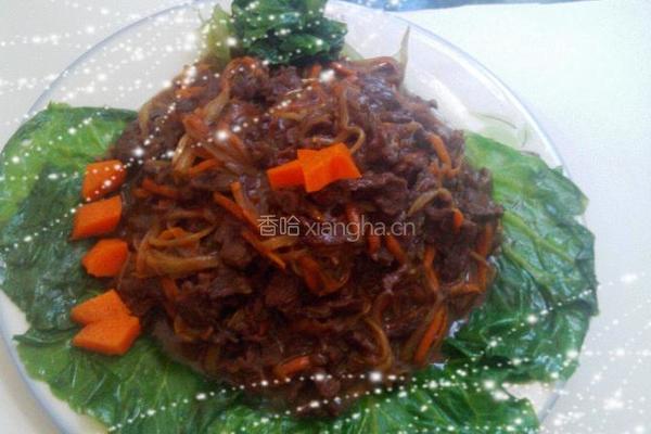姜炒牛肉丝