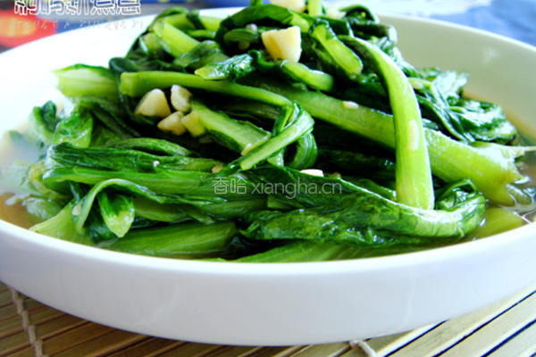 素炒油麦菜