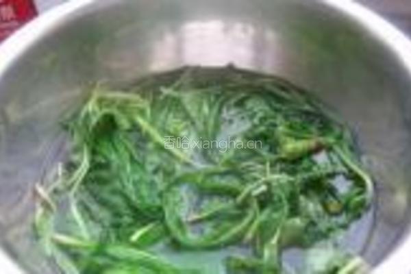 蒲公英拌粉丝的做法图解4
