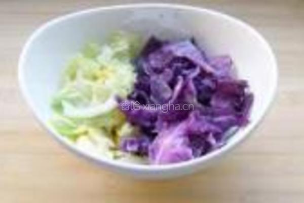 炝拌甘蓝菜的做法图解7