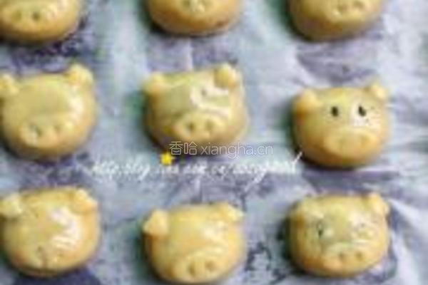 猪头月饼的做法图解13