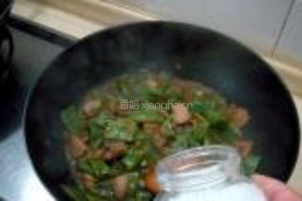 猪肉焖扁豆的做法图解5