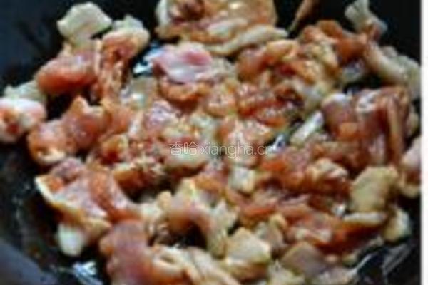 香干炒肉的做法图解4