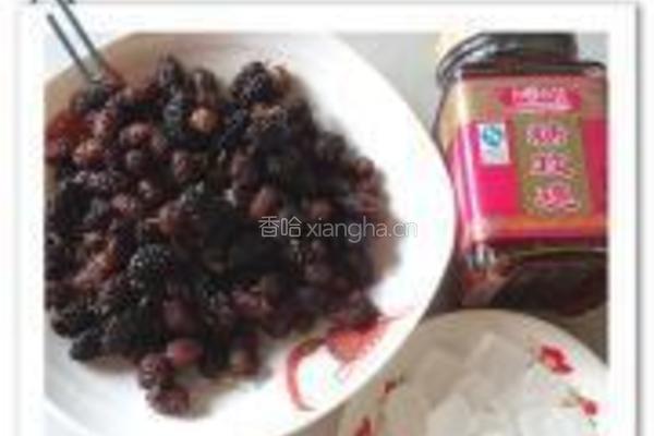 玫瑰桑葚酱的做法图解1