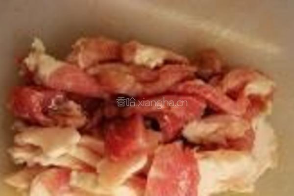 蕨菜干炒肉的做法图解1