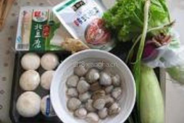 韩式泡菜蛤蜊汤的做法图解1