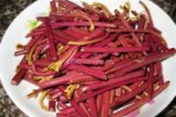 猪肉炒蕨菜的做法图解6