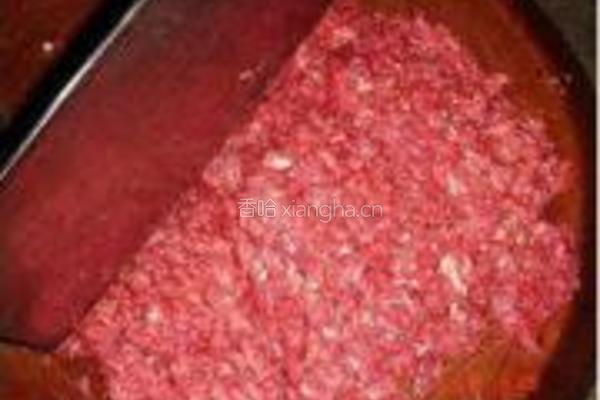 陈皮牛肉饼的做法图解2