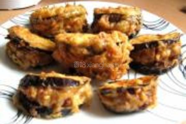 炸茄盒的做法图解4