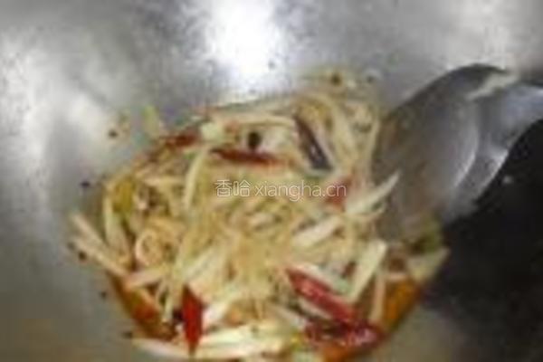 醋溜白菜帮的做法图解5