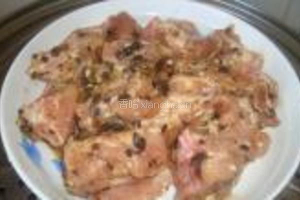 豆豉蒸排骨的做法图解5