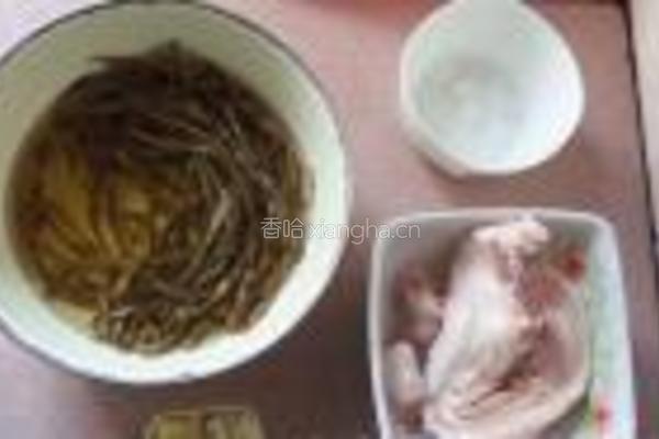 干豆角红烧肉的做法图解1
