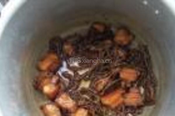 干豆角红烧肉的做法图解8
