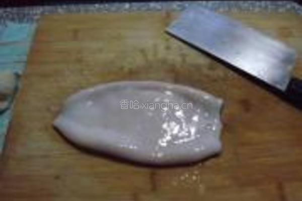 香炸鱿鱼圈的做法图解1
