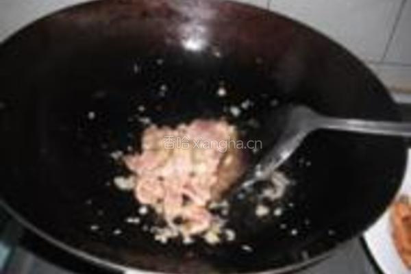 香芹白豆干炒肉的做法图解6