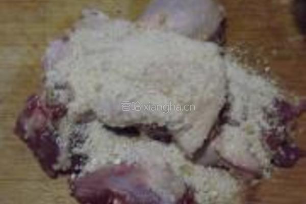 粉蒸鸭的做法图解3