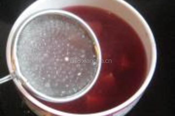 洛神花梨西米羹的做法图解10