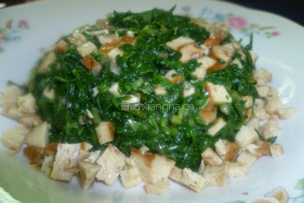 马兰头拌香豆干