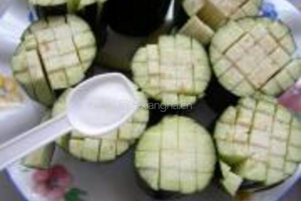 菊花茄子的做法图解5