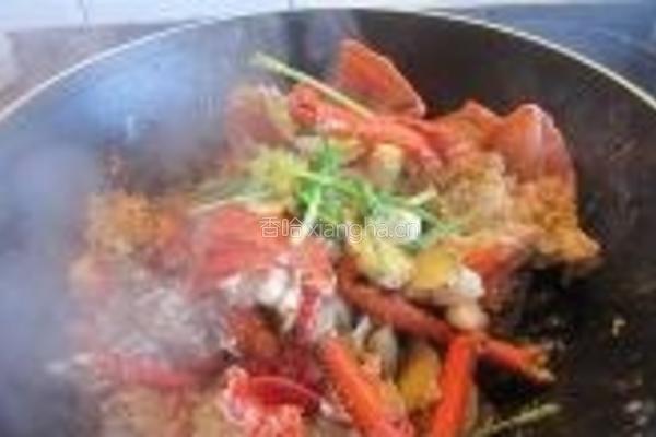 姜葱炒澳洲龙虾的做法图解6