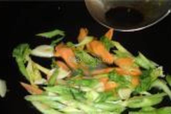 芹菜炒黑木耳的做法图解9