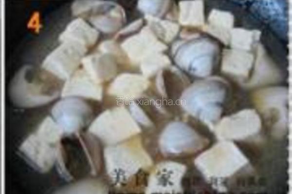 蛤蜊豆腐盖饭的做法图解4